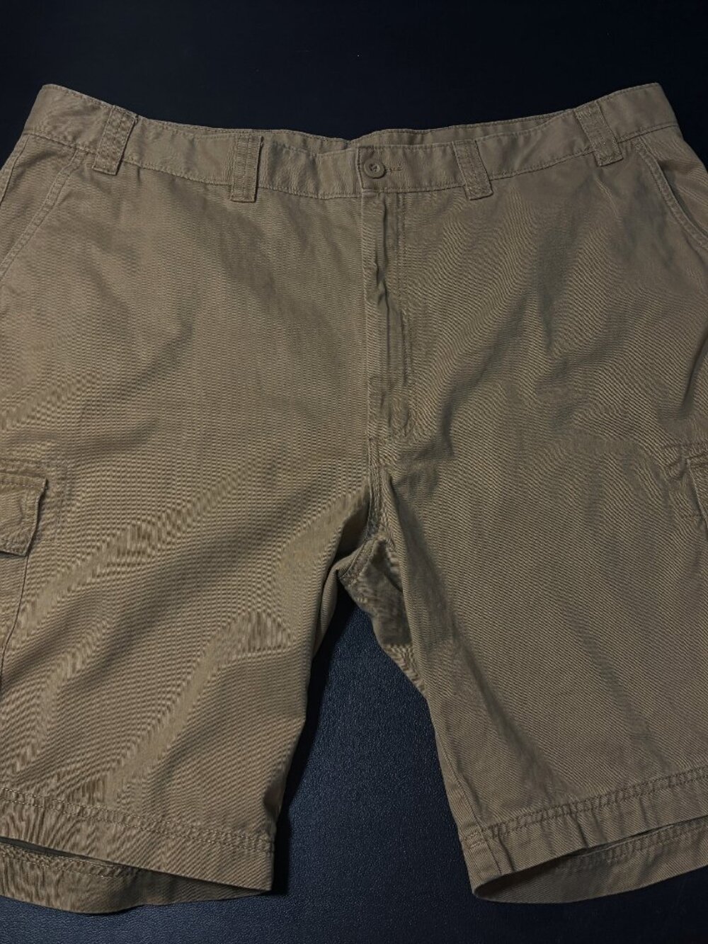 Roundtree & Yorke Cargo Casuals Mens Shorts Size 46W Tan